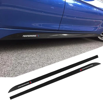 

2x 5D Carbon Fibre Side Skirt Sill Racing Stripe For BMW 4 5 Series E60 E61 F32 F33 M Performance Sticker