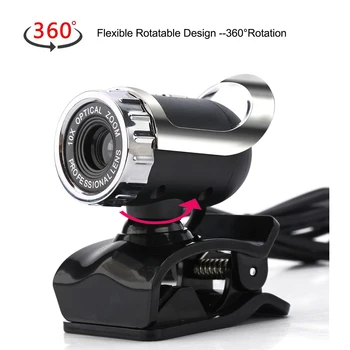 

480PHD Web Camera Computer Webcam with Sound Absorption Microphone for Computer PC Laptop Video Call Online Teaching