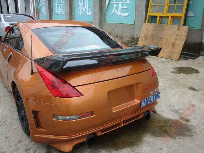 Подходит для Nissan Fairlady 350Z Z33 задний спойлер из углеродного волокна заднее крыло