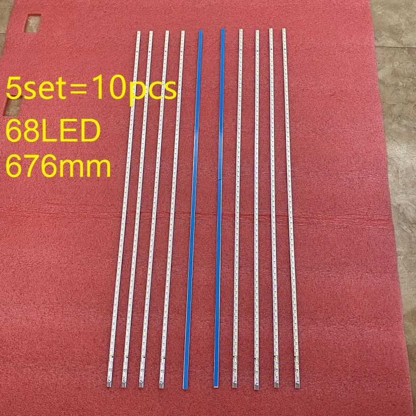Retroiluminação Led Tira 68led para Sony Kdl60r555 Klv-60ex640 Kdl-60r550a Kdl-60r555a Afiada Lc-60le640u Lc-60le751 Le60a5000