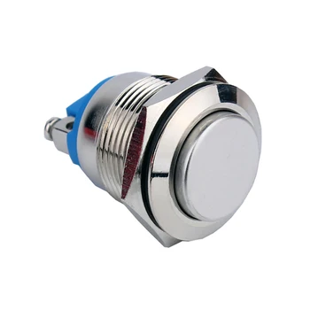 

Waterproof Metal 1NO Momentary 19mm Push Buton Switch 3A/12~250V SPST 2 Pin Screw Terminal Push Start Button