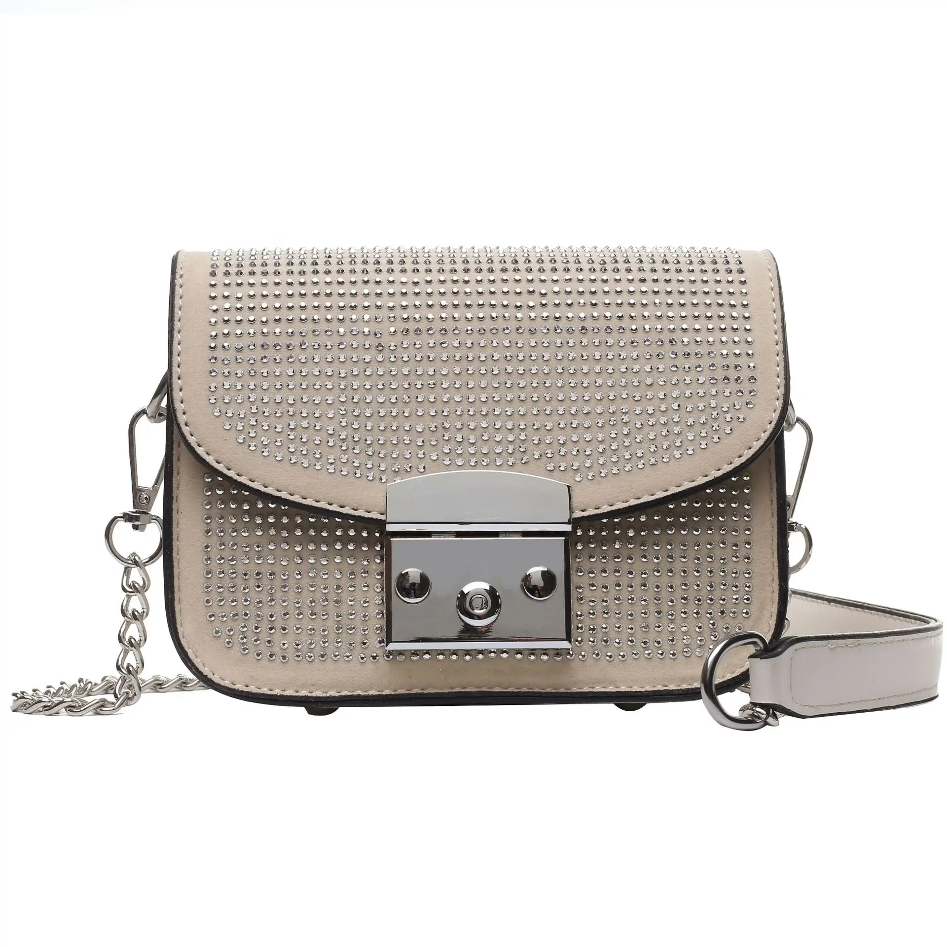 

Leather Bag 2020 New Chain Small Bag Single Shoulder Bag Summer Messenger Bag Senior Fashion Women Bag Designer Commuter Bag