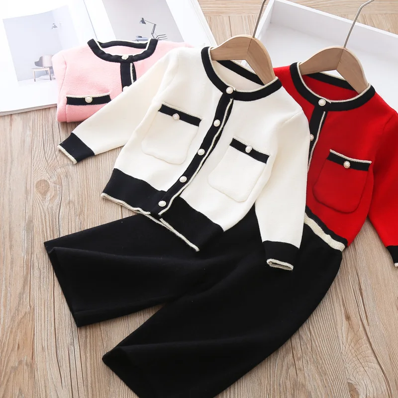 Костюм детский трикотажный с длинным рукавом на осень/зиму | Мать и ребенок