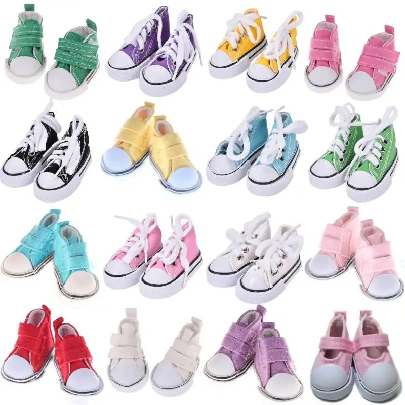 Горячая 5 см кукольная парусиновая обувь модная мини для кукольных аксессуаров