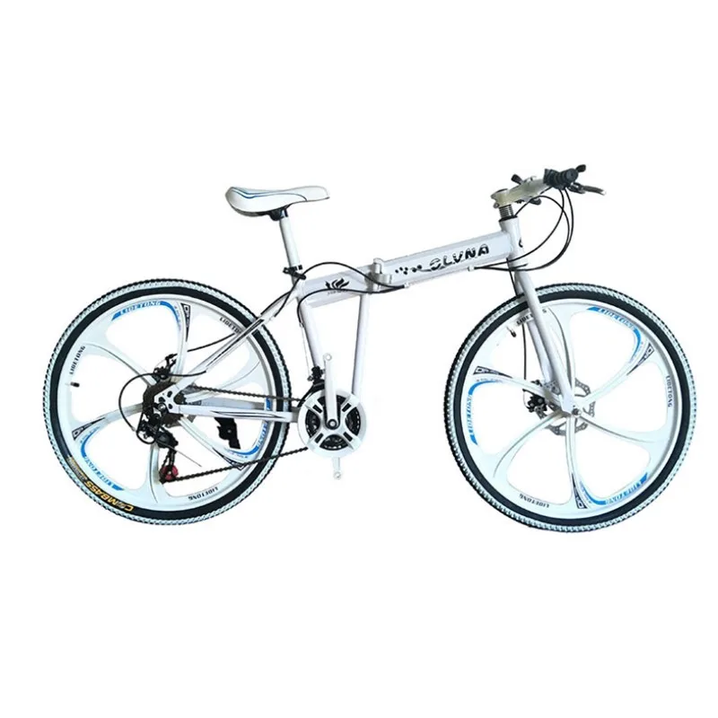 Mountain bike carbon steel one wheel 26 inch folding student gift car men's and women's cross-country mountain bike x6