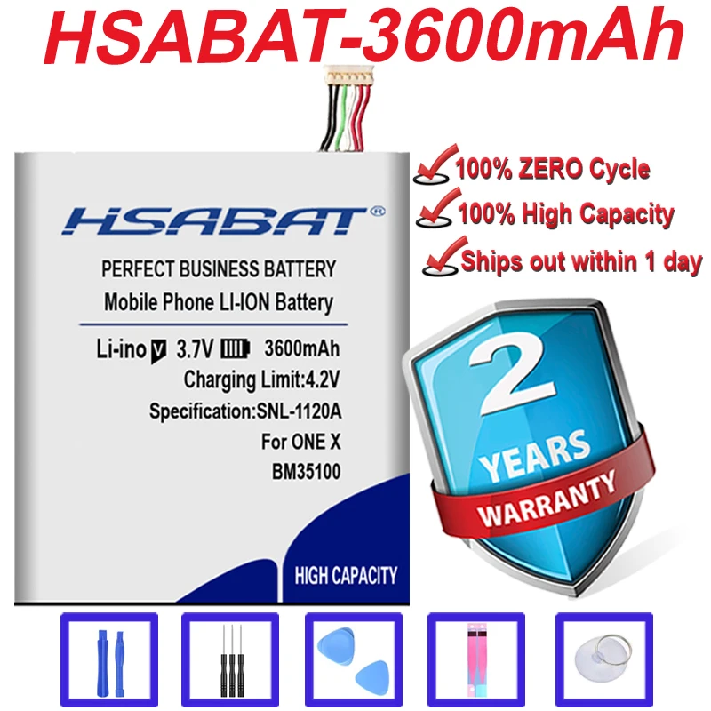 HSABAT 3600 мАч BM35100 BJ83100 аккумулятор для HTC One X S720e S Z520e батареи + S728E 720T X720d X325E X325S |