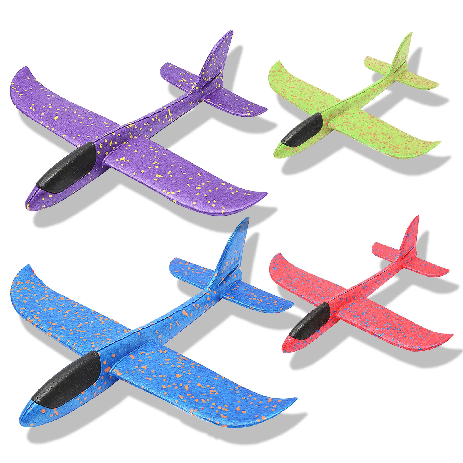 50cm Big Foam Plane Glider Hand Throw Airplane Light Inertial Epp