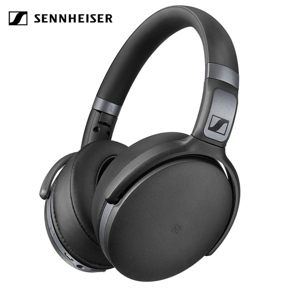 Sennheiser fone de ouvido hi-fi hd 4.40bt, sem fio, bluetooth, dobrável, com microfone