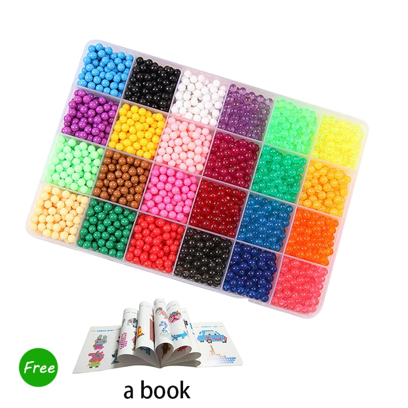 6000 шт. аквабитс aquabeads бусины DIY магические формы для животных ручная работа 3D