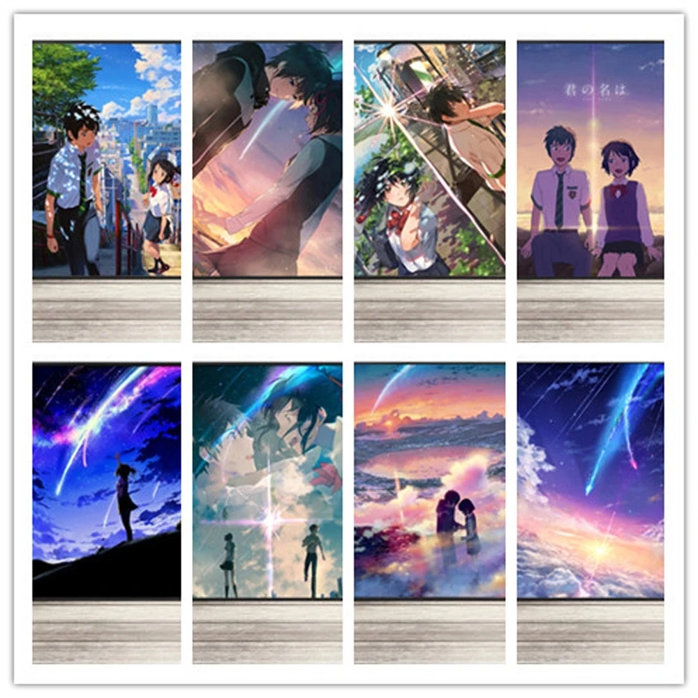 PRINTED 144 PCS Manga Panel Wall Collage Anime Wall Collage -  Israel