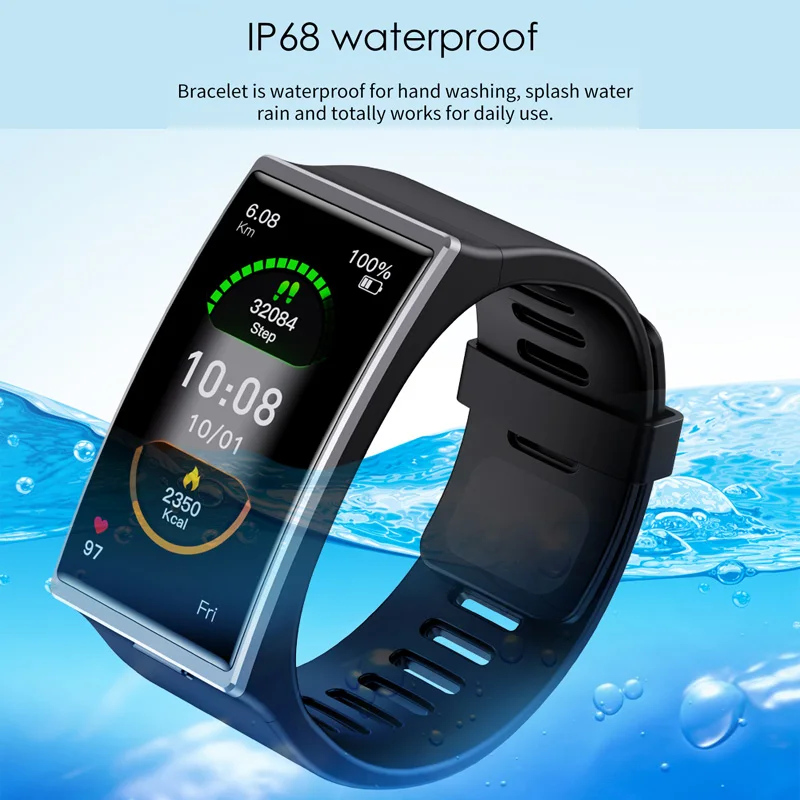 DM12 Curved Screen Smart Bracelet IP68 Wateroroof