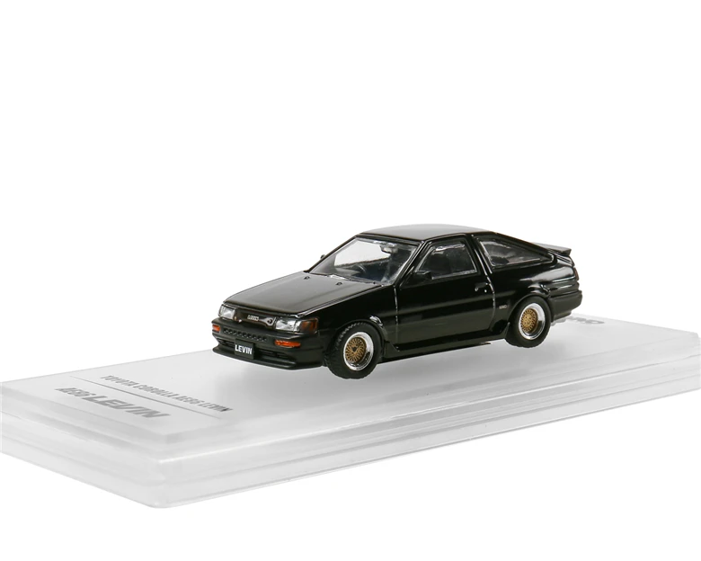 INNO64 1: 64 Toyota Corolla levin AE86 черный литьем под давлением модель автомобиля