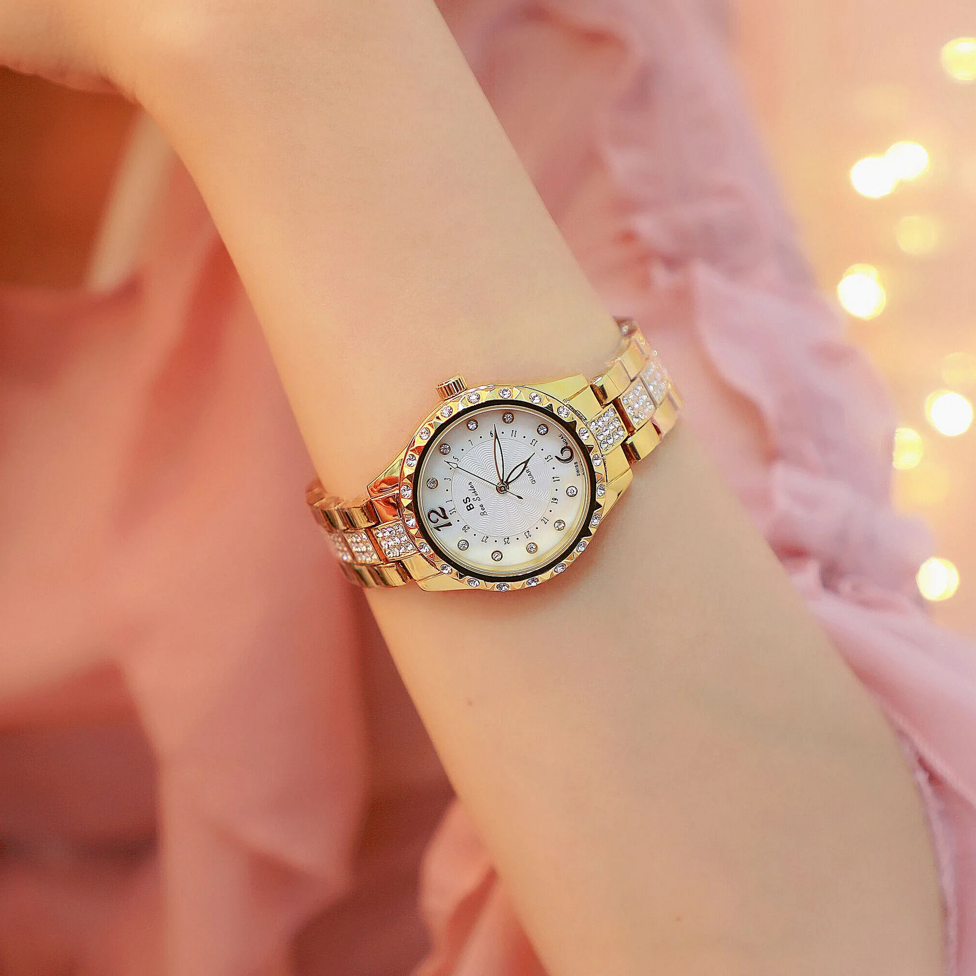 

Women Jewelry Watch Fashion Dress 2019 New Hot Sale Gold Silver Diamond Wrist Watch Ladies Dress Watches Women
