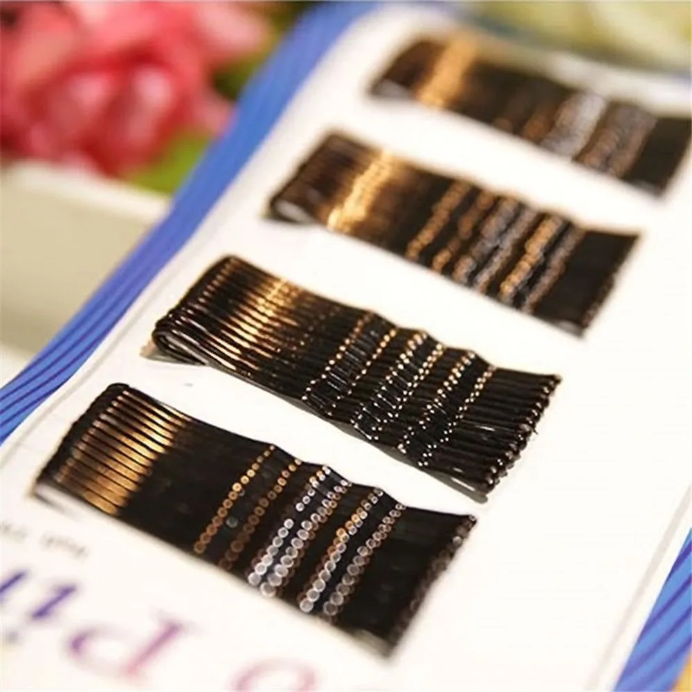 60Pcs Straight Wave Black Hair Clips for Women Salon Invisible Bobby Pins Hairgrips Barrettes Simple Hair 1 60Pcs Straight Wave Black Hair Clips for Women Salon Invisible Bobby Pins Hairgrips Barrettes Simple Hair 5