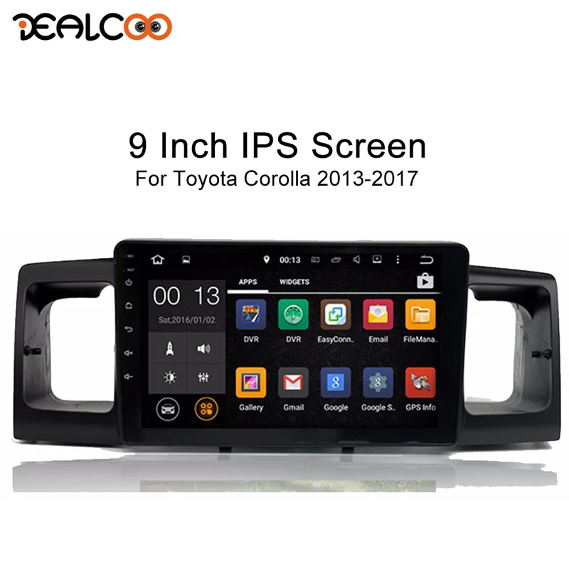 Dealcoo 2 Din Car Radio GPS Android Autoradio 2 Din Android Car Radio 2din Android Central Multimedia for Toyota Corolla 2013-17 Dealcoo 2 Din Car Radio GPS Android Autoradio 2 Din Android Car Radio 2din Android Central Multimedia for Toyota Corolla 2013-17