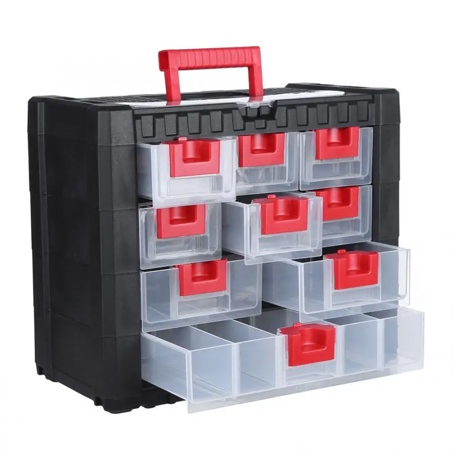 

Drawer Tool Box Hardware Craft Storage Case Household Clutter Organizer With Handle Drawer Storage Organizer