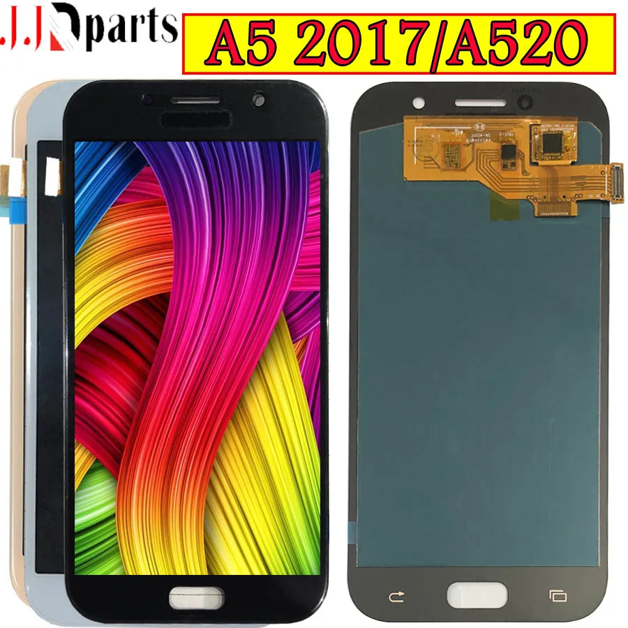 5," для SAMSUNG Galaxy A5 lcd A520 A520F SM-A520F дисплей сенсорный экран дигитайзер сборка Замена для SAMSUNG A520 lcd