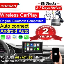 Беспроводной CarPlay для audi A6 a5 c7/A7/S6 c7 rs6 carplay для audi CarPlay OEM обновление экрана MMI система Мультимедиа AirPlay