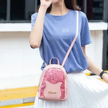 Fashion Women's Backpacks Phone Pocket High Quality Fashion Lady Shoulders Small Pocket Letter Purse Bags for women 2019#25