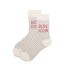 Женские, мужские, однотонные, полосатые, хлопковые, спортивные носки, носки до щиколотки, унисекс, цвета слоновой кости, тонкие, в полоску, короткие зимние носки, 5 пар/лот, AL188SC