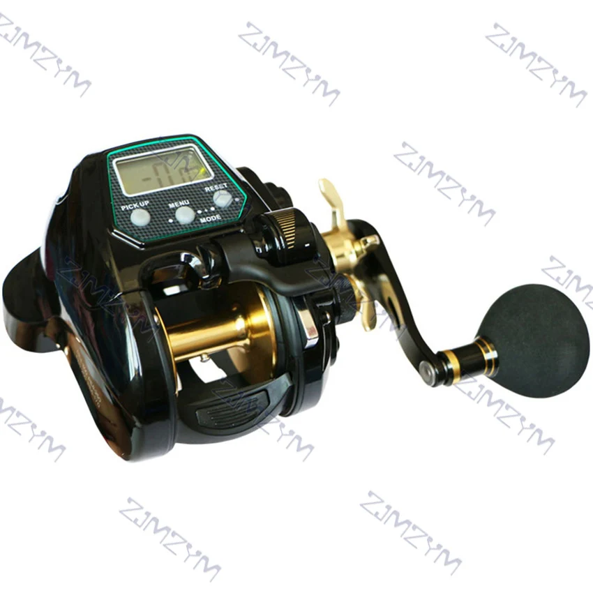 Electronic Fishing Reel with Battery Digital Display Baitcasting Reel  Fishing Spinning Reel Wheel 15kg Max Drag High Speed Ratio - AliExpress