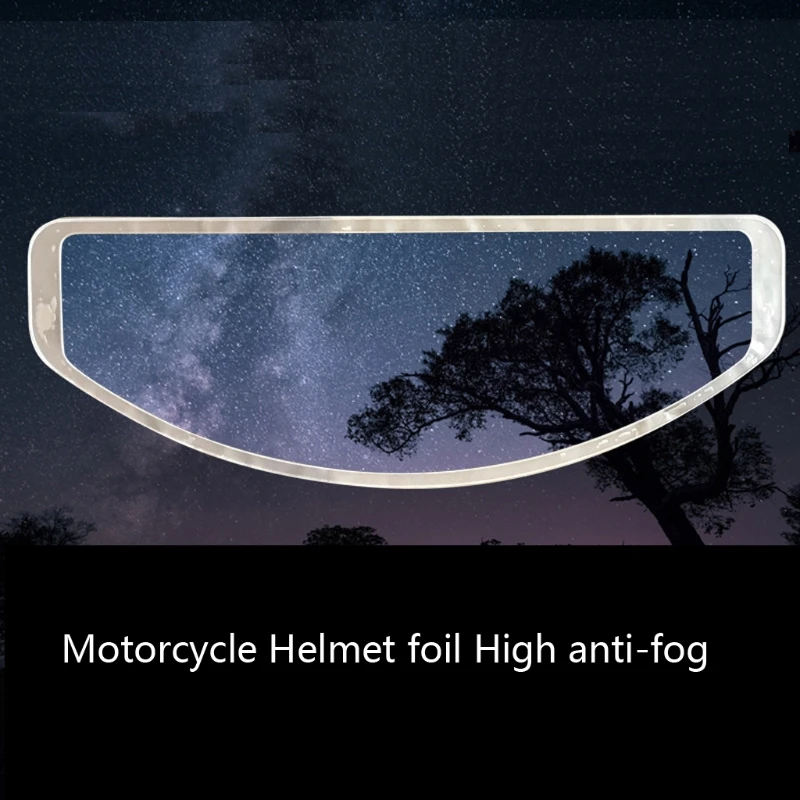 

Clear Anti-Fog Patch Film Universal Helmet Lens Film For Motorcycle Visor Shield Fog Resistant Moto Racing Accessories