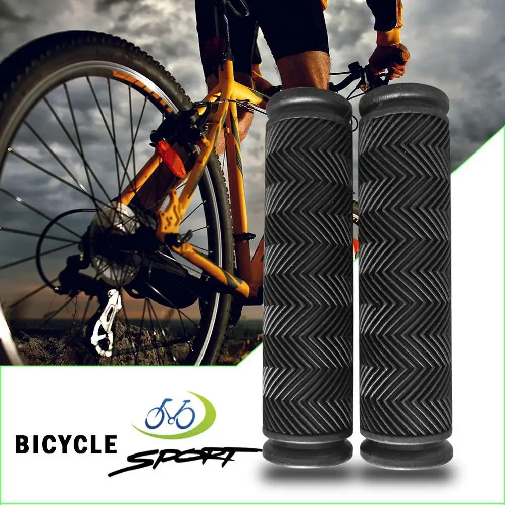 Bicycle handlebar grips Bicycle accessories Bicycle handlebar 2pcs Non Slip Rubber Mountain Bicycle Handlebar MTB Bike Handle Grips Cover Anti-slip Support Grips