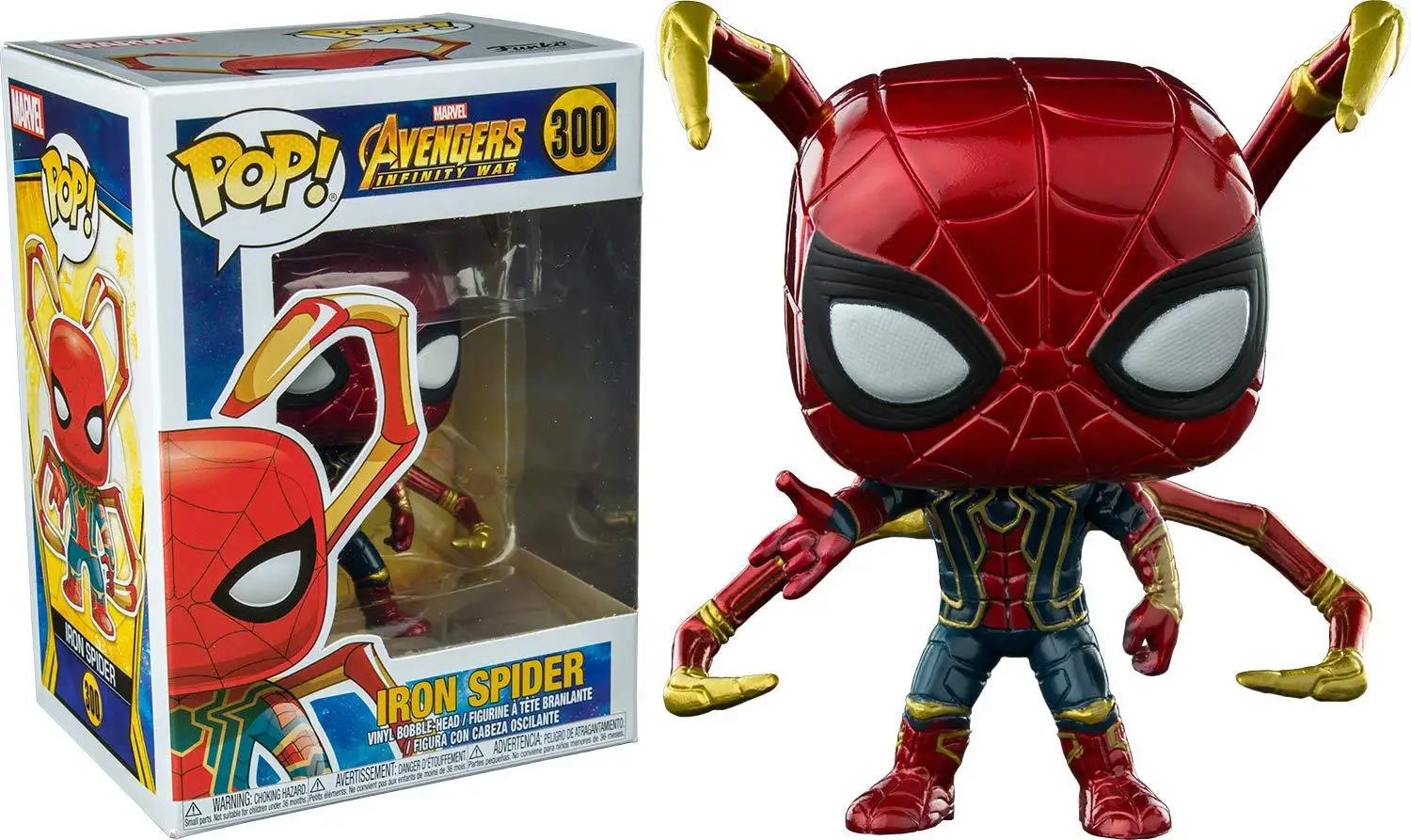 FUNKO поп-игрушки Marvel Мстители Стэн ли Железный человек Капитан Америка Коллекционная модель ПВХ фигурки Детские игрушки для детей, подарки - Цвет: Golden Spiderman