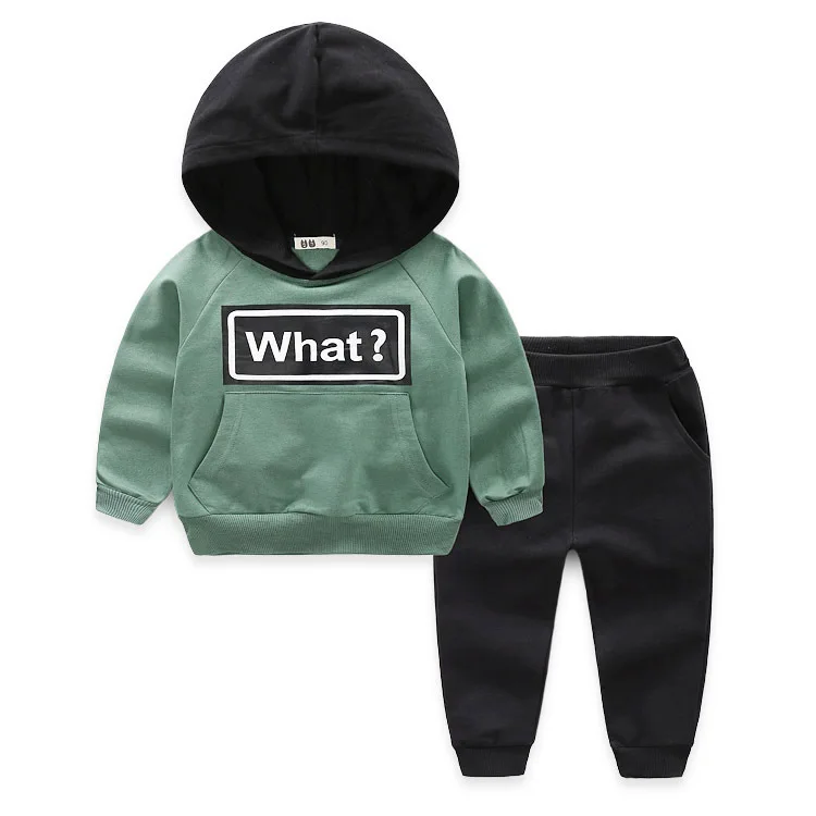 

BOY'S Sportswear Spring CHILDREN'S Suit Hoodie Athletic Pants Two-Piece Set Baby Set Cotton 5501