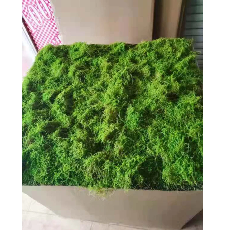 Panel de musgo Artificial para decoración del hogar, hoja de musgo  Artificial verde de 100cm x 100cm, micropaisaje, para pared y boda -  AliExpress