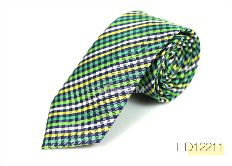 Классический английский стиль жаккардовые Тканые полиэфирные клетчатые мужские галстуки 6 см ширина обтягивающие галстуки для мужчин