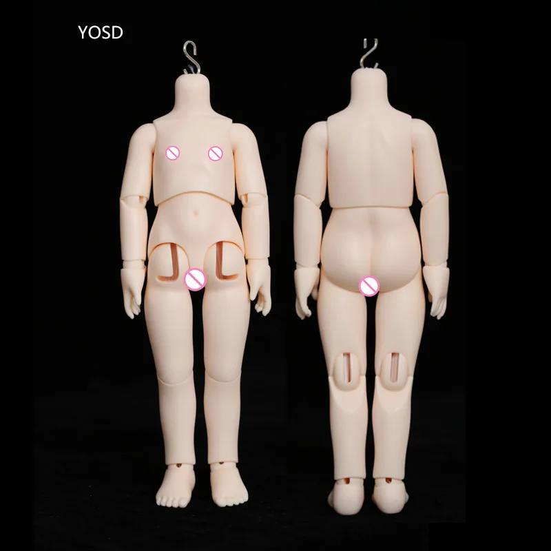 BJD кукла средства ухода за кожей 1/6 смолы цифры голая Игрушки для мальчиков и девочек, для малышей подарок кукла ребенок в режиме реального смолы игрушки для детей 2DDoll - Color: YOSD Girl