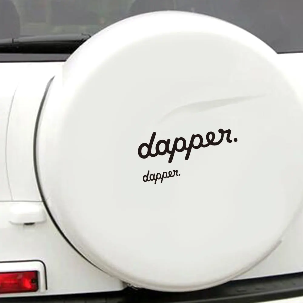 

Cool DAPPER Car Sticker automobile Decal Removable decor ANY SIZE waterproof Vinyl Car Rear window door Sticker decor HQ639
