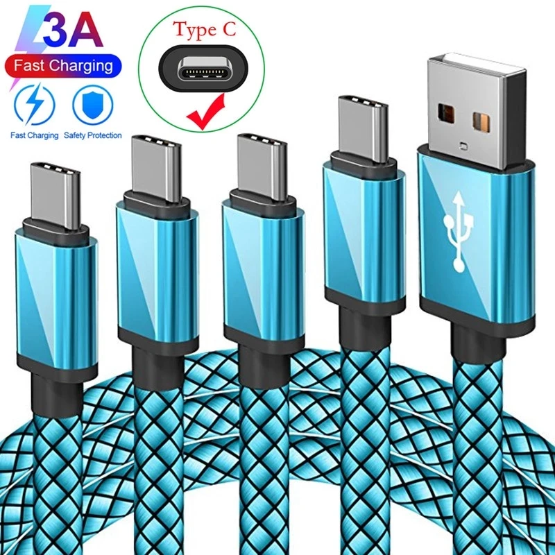 Cavo USB Tipo C 3 Metri Per Poco X3 NFC - Ricarica Rapida E Sincronizzazione Dati, Connettori In Alluminio, 480 Mbps, Resistente E Robusto - 4