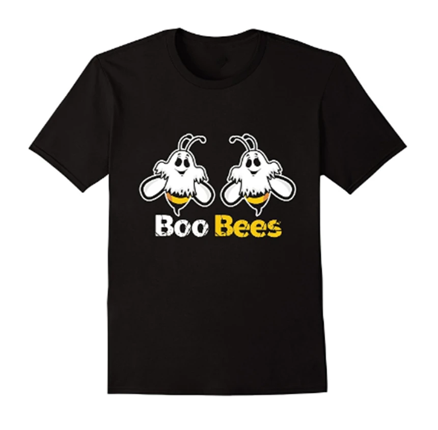 High Quality Boo Bees Let It Be Funny Halloween Ghost Horror Party Gift T-Shirt Summer Tee Shirt | Мужская одежда