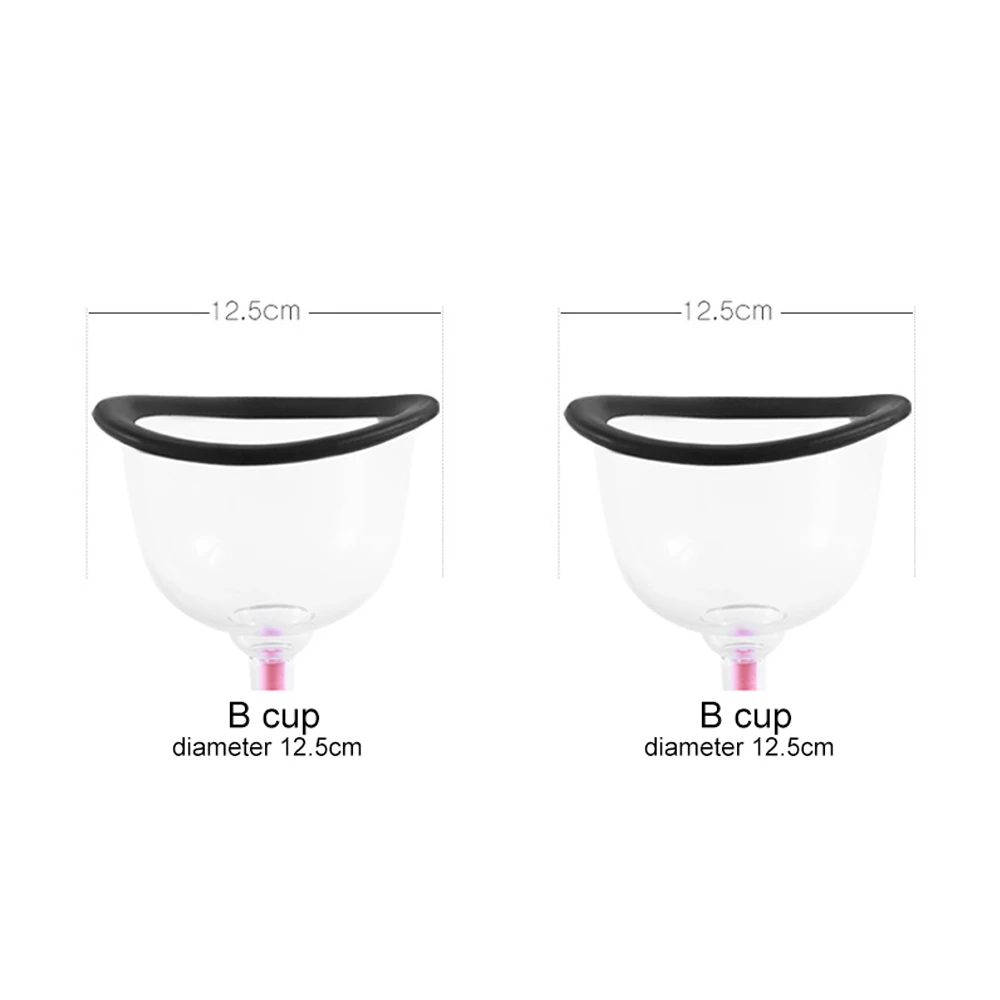 Electric Breast Massager Enlargement Pump B Cup Set Vacuum Cup Suction  Machine