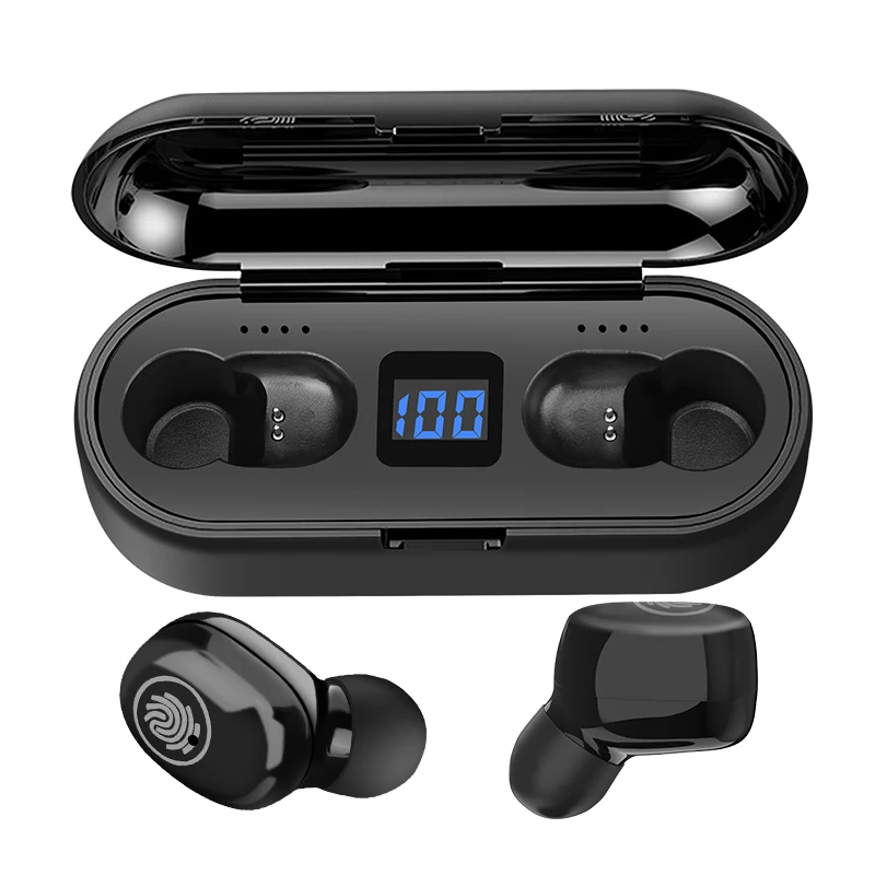 Ture Беспроводной наушники Bluetooth в ухо с зарядный чехол наушники-вкладыши TWS стерео