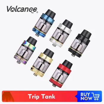 

Volcanee Trip Tank Top Fill Adjustable Head Tank 2ml/6ml Capacity Mesh Coil for 510 Thread Vape Tank Mech Mod E Cig Vaporizer