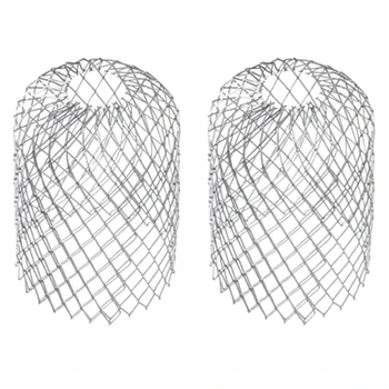 

2PCS Gardening Tool and Gutter Guard Drain Floor Stainless Steel Filter Strainer Stop Leaves and Easy to Clean Leaves