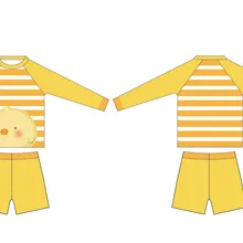 UPF 50+ детский купальник с защитой от ультрафиолетовых лучей, Детский комплект из 2 предметов, шорты для бассейна с длинными рукавами и топ, коллекция 2019tt-оригинальная пляжная одежда для серфинга