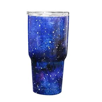 

Portable Size Trendy Starrry Pattern Stainless Steel Tumbler Insulated Cup Starry Sky Coffee Tea Mug for Home Office Drinkware