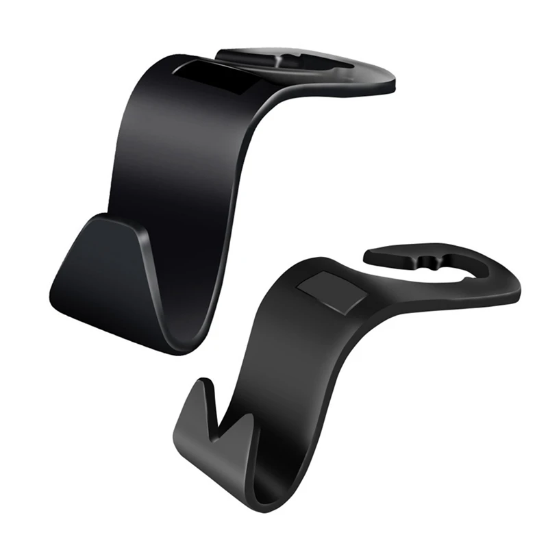 

New 2pcs Universal Car Headrest Back Seat Hook Seat Hanger Vehicle Organizer Holder for Handbags Purses Coats and Grocery Bag
