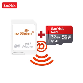 

ezshare Wireless wifi adapter SanDisk Ultra 16GB 32GB class10 microsd wifi wireless TF Card Micro SD Card 64GB 128GB Memory Card