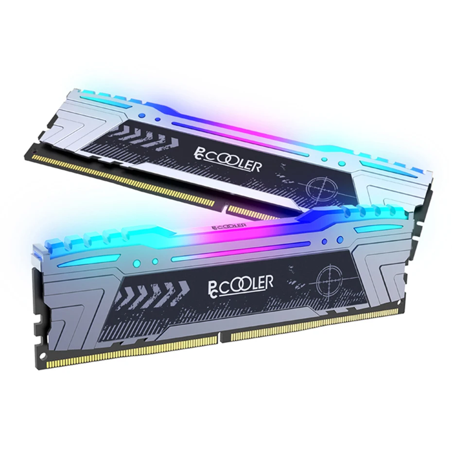 Pccooler 8GB 16GB RGB PC оперативная память модуль DDR4 8G 16GB 16GB 2666MHz ECC PC4 21300 для настольного компьютера