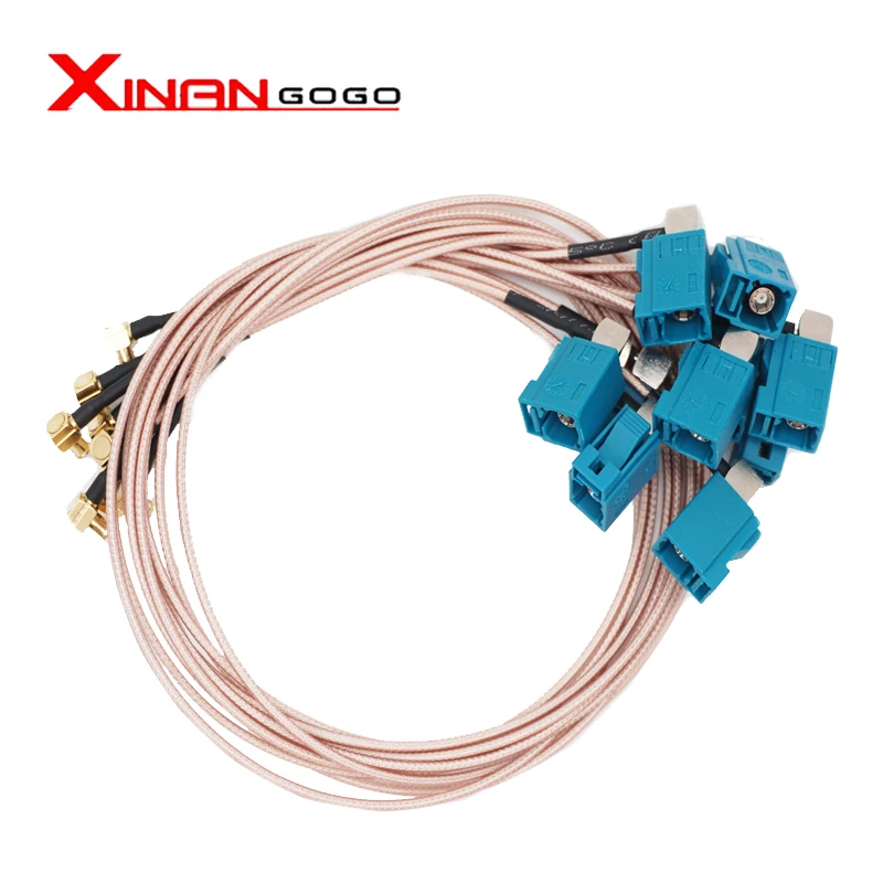 Радиочастотный кабель Xinangogo Fakra Z типа мама с прямым углом к MCX male RG316 20 100