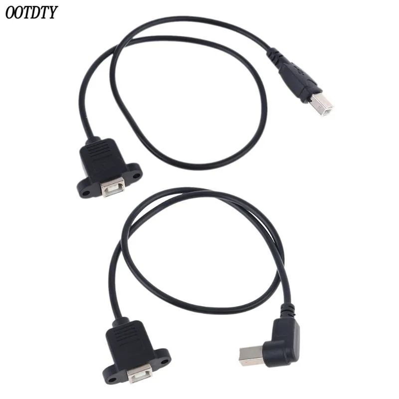 USB 2 0 локоть/прямой B папа к женскому кабелю Тип провод розетка Принтер Панель