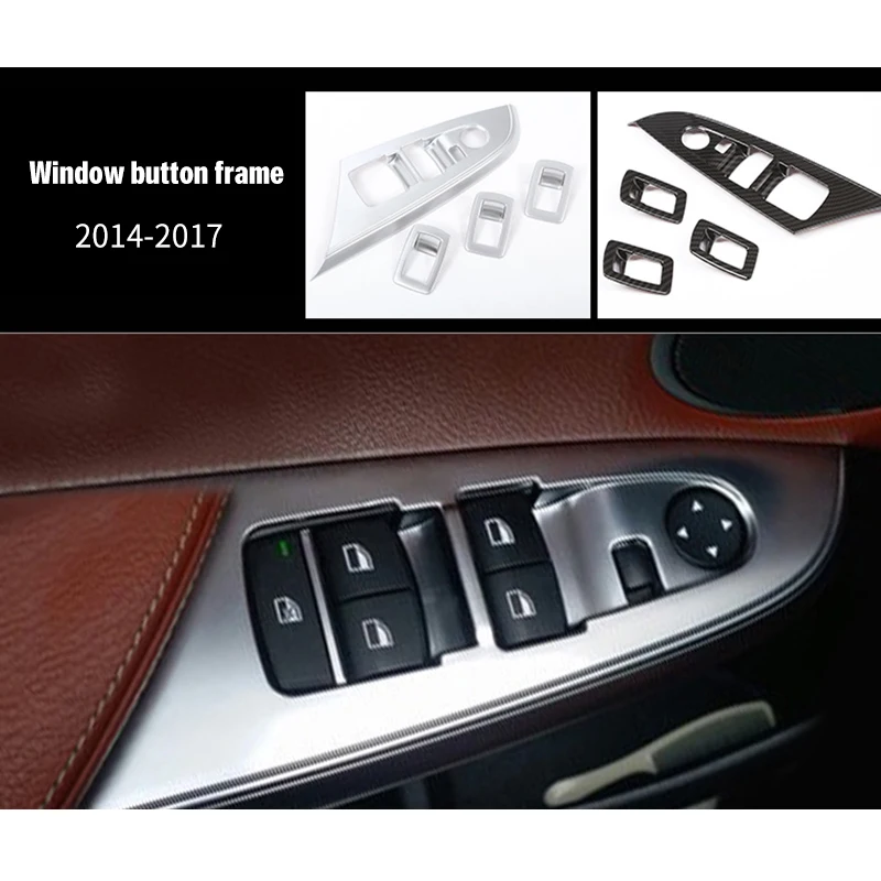 

4 шт., хромированные кнопки для BMW X3X4 F25 F26 2009-2017 ABS