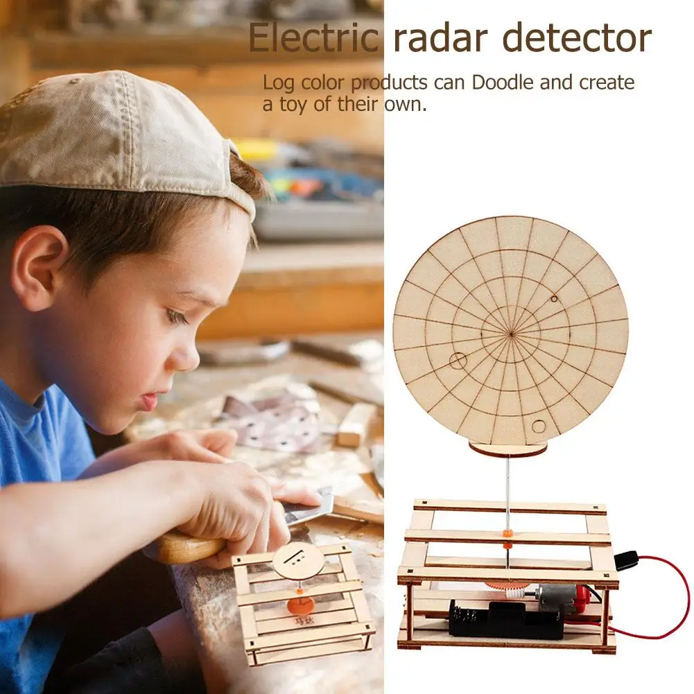 

Fun DIY Radar Detector Materials Kit Training Hand Eye and Brain Coordination Creative Scientific Experiment Model