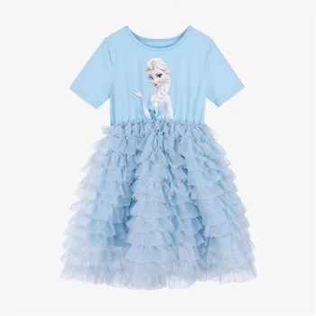 

Girls summer Elsa 2 Baby Kids Princess Dresses Toddler Dress Girl Tutu Teen Birthday Gown Party Clothes Vestidos Cake dress