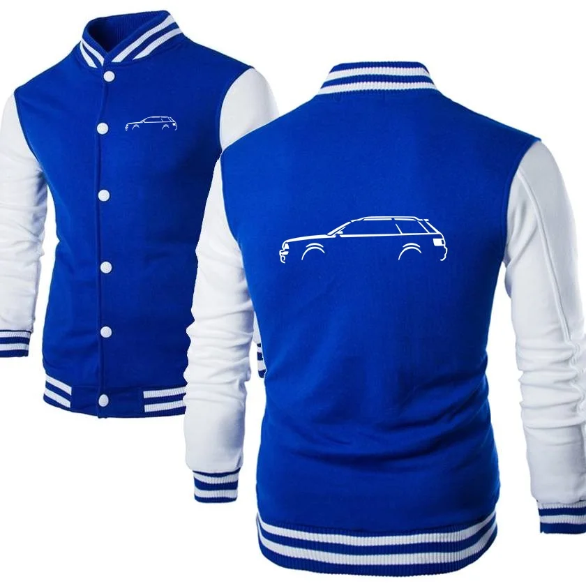 Brand Mens Baseball Jackets Military Army Police Supercar Coats QUATTRO RS6 Cars Sweatshirts Adventure Shooting Hunting Clothing